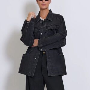 ROUCHA Orwell Fringe Jacket - Black Medium